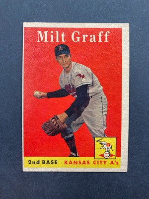 1958 Topps #192 Milt Graff (Kansas City Athletics)    (B)