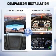 For Ford F-150 2009-2014 Car Digital Cluster Guage Panel Dashboard Map Screen For Ford F-150 2009-2014 Car Digital Cluster Guage Panel Dashboard Map Screen