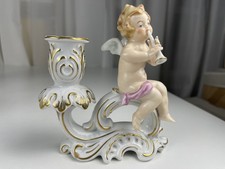 Kaiser Porzellan Figur Engel Kerzenst&auml;nder 15 cm - Top Zustand