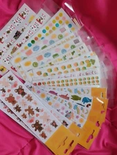 [80-1]High quality vtg Japan MOP Glitter etc stickers you choose