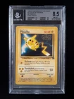 1999 Pokemon PIKACHU #4 Black Star Promo First Movie Vintage English BGS 8.5