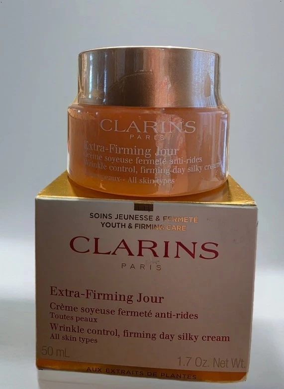Clarins Extra Firming Jour Wrinkle Control Cream All Skin Types 50ml/1.7oz NIB