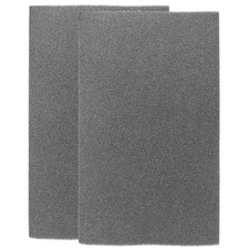 2pcs 79" x 39" x 0.2" Filter Foam Sponges Fan Replacement Filters, Black