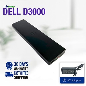 Dell D3000 SuperSpeed HDMI DVI USB 3.0 Dockingstation Mit Netzteil