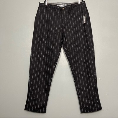 NWT Billionaire Boys Club Jupiter Pants Black Marquee Pinstripe Cotton Men s 40
