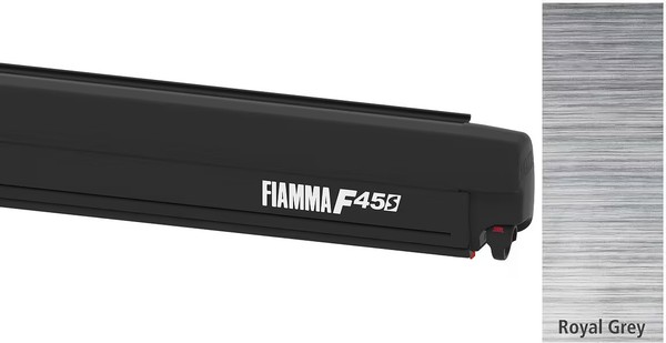 Fiamma F45S 350 Markise Schwarz, 350Cm, Royal Grey-image