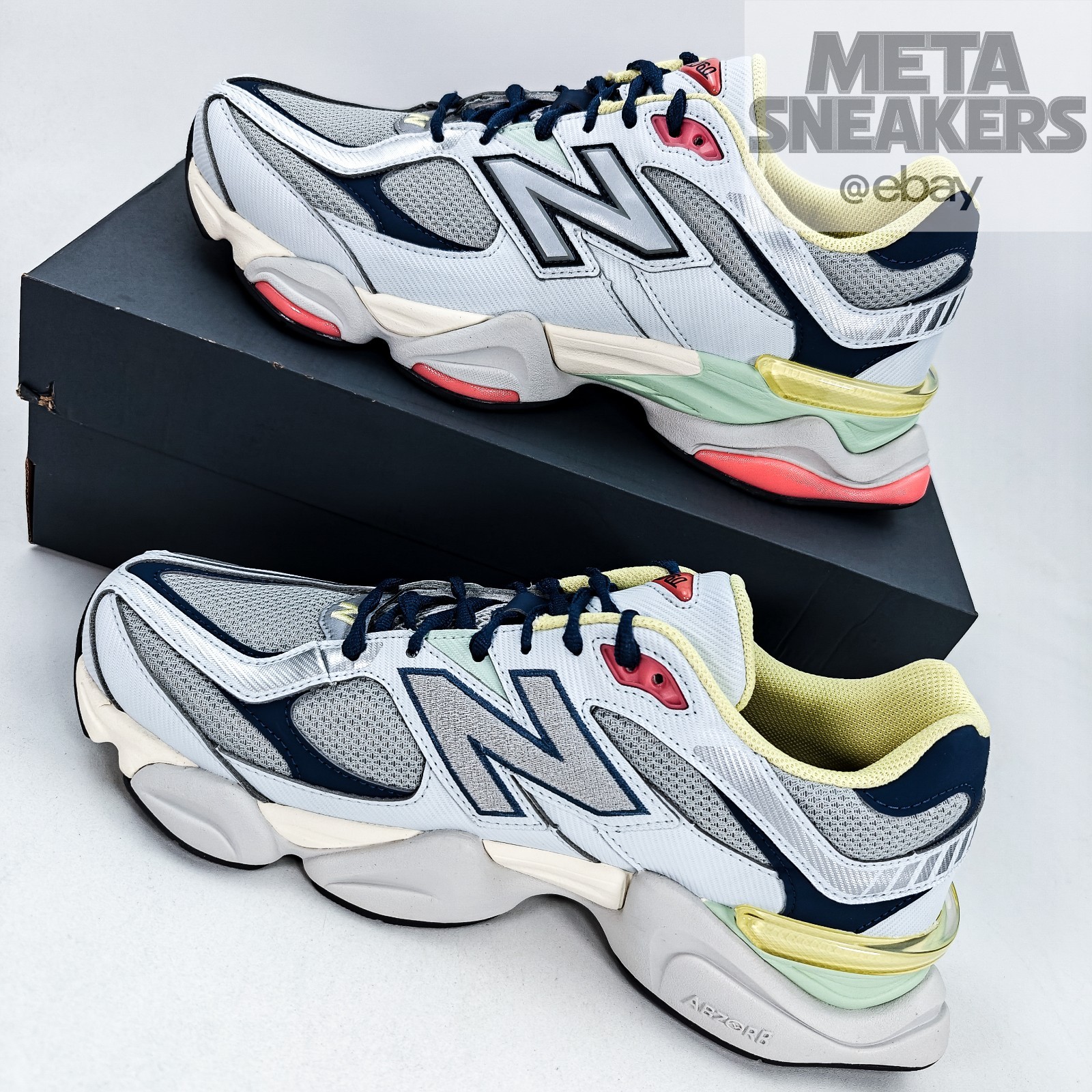 New Balance 9060 US 12 Men's Blue/Grey/Yellow/Pink Easter Pack NB - U9060TMB NIB