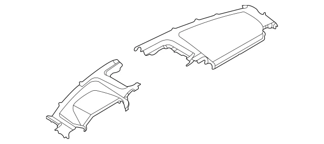 21-23 Genuine Ford F-150 Lightning Left Instrument Panel Trim ML3Z-15044D70-BJ - Image 2 of 4
