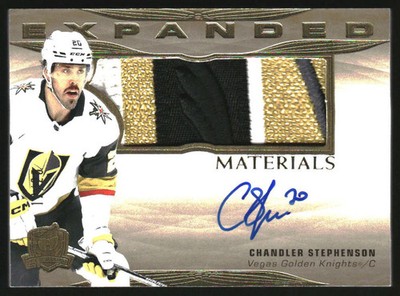 2022-23 The Cup Expanded Material Autographs #EMCS Chandler Stephenson Auto /25