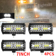 Snow Plow 7inch White Led Work Lights Truck Tractor Headlight Tractor Suv Utv