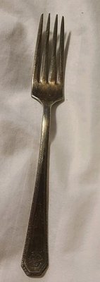 #ad #ad 1 Pc Fork Rogers amp; Bro. XII IS Dawn Silverplate Flatware $15.99