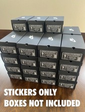 Set of 15 Nike Swoosh Logo Vinyl Decals or Custom Barcode Labels Party Favors