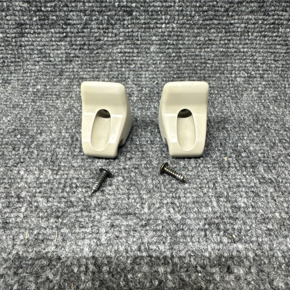 2004-2011 Chevrolet Colorado GMC Canyon Sun Visor Clip Set Grey With Screws Foto 4 de 4