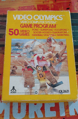 Video Olympics (Atari 1979) ATARI 2600 VCS (Modul, Box, Manual) CX2621 classic