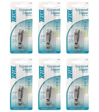 Nailcare Fingernail Steel Clipper with File, Item Number 12500 (Pack of 6)