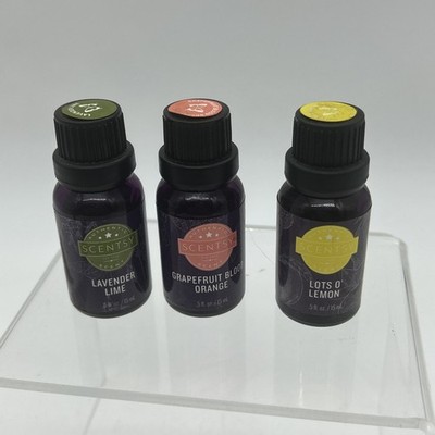 Scentsy 15ml Bottle Natural Oils Lemon Lavender Lime Grapefruit Blood Orange