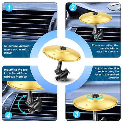 Cymbales Crash-ride Cymbale De Voiture Crash - Pour Les Amateurs De Musique - Pour Mini Cymbale Pour Voiture