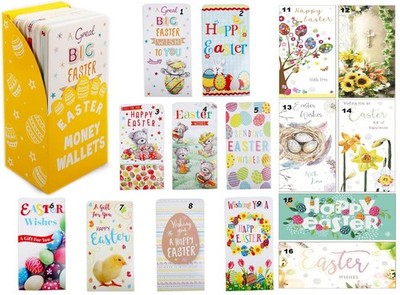 Luxus Geldbörse für Ostern, für Bargeld, Geschenkkarte, Gutschein, versch. Designs
