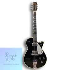 Gretsch 6128 Duo Jet 1958 Black Refretted OHC enthalten