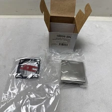 Watco 18008-BN Square Overflow Plate Retainer Star Nut Adapter Brushed Nickel