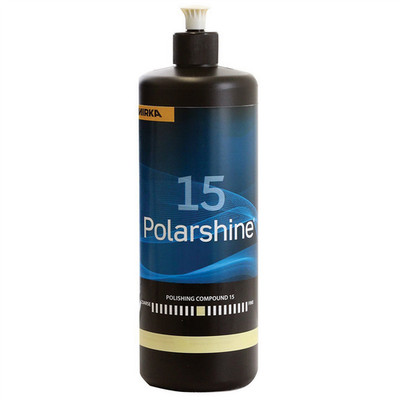  Mirka Abrasives Polarshine PC15-1L Polishing Compound, 1 L Bottle, Beige, Liqui