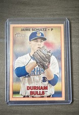2016 Topps Heritage Minor League Edition - Jaime Schultz #38 Peach Border /25 RC