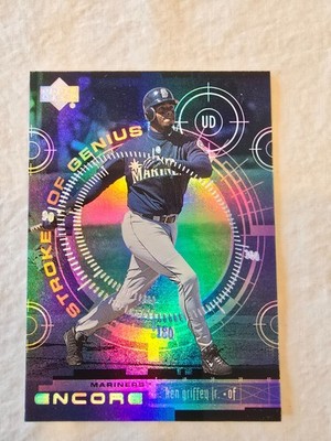 1999 Upper Deck Encore Strokes of Genius Ken Griffey #166