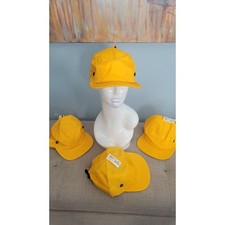 Vintage Made in USA Yellow Nylon Camp Caps – Lot of 4 NOS Deadstock Hats –... Vintage Made in USA Yellow Nylon Camp Caps – Lot of 4 NOS Deadstock Hats –...