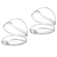Accmor Pacifier Case Holder Container for Travel, BPA Free, Clear, 2 Pack