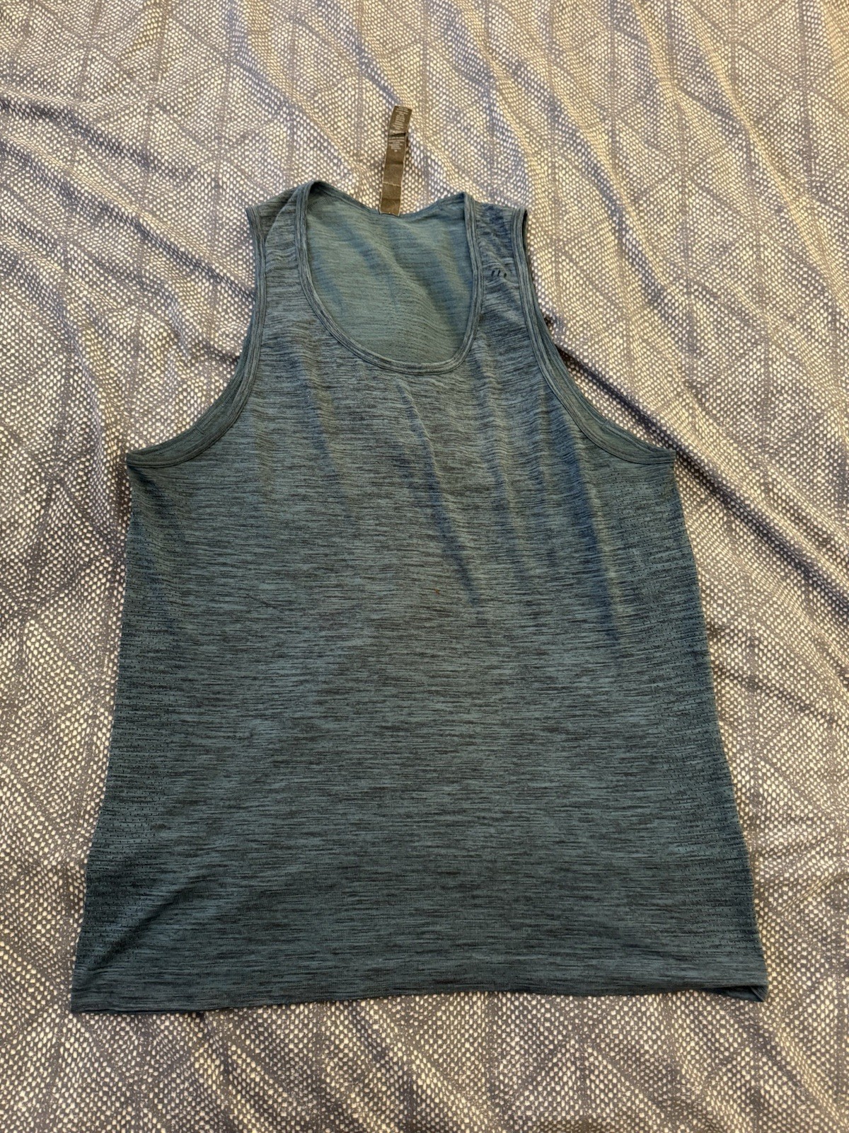 Lululemon Men’s Metal Vent Tech Tank, Size Large, Blue Heather, RRP £65