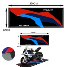 For BMW Motorrad M Sport Motorcycle Garage Motorcycle Pit Mat Carpet