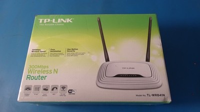 TP-Link TL-WR841N Wireless N Wi-Fi Router White 300Mbps 5dBi Antennas