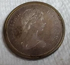 1971 Canada Silver Dollar BC Rainbow Toning British Columbia