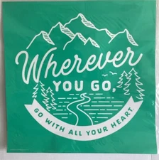 RETIRED New In Package “Wherever You Go ” Chalk Couture Transfer size D 18x18*