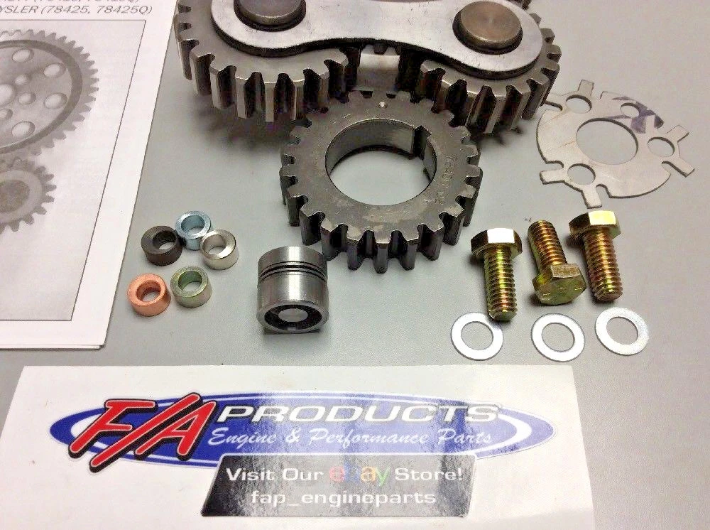 Small Block Chevy 283 350 Engines Quiet Gear Drive Timing Kit S.A. GEAR 78400Q
