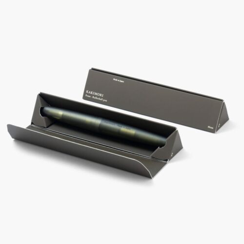 Kakimori Fountain Pen Frost Moss Nib stainless Ø14 x 134mm M - Picture 4 of 12