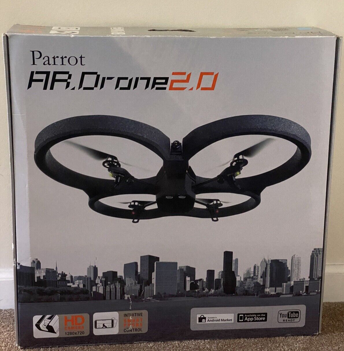 AR Drone 2.0 Parrot Academy - Remote Controlled Flying Toy in Box