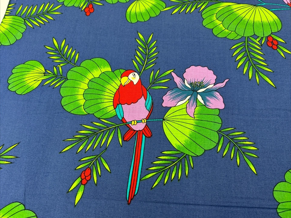 Alexander Henry Collection Torrid Zone Royal Blue Cotton 7-1/2 Yards 43” Wide - Image 2 of 4