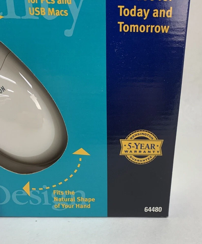 Kensington Mouse-in-a-Box Scroll USB/PS2 Mouse PC/Mac 64480 New OEM - Image 3 of 4