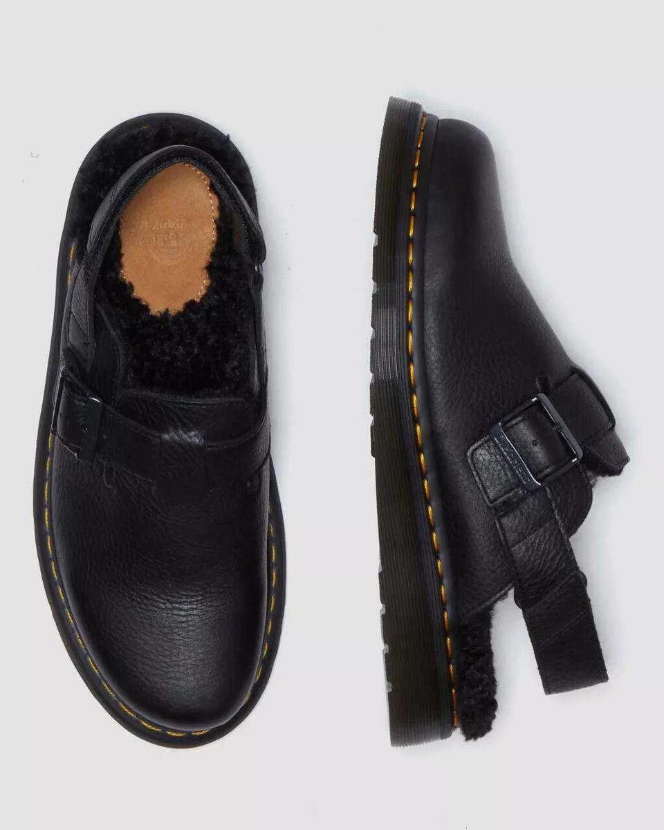Dr Martens Women's - Jorge II Ambassador Black Faux Fur SlingBack
