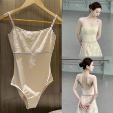 Ballet Dance Leotard Adult Lace Practice Team Gymnastics Dancing Bodysuit Yoga