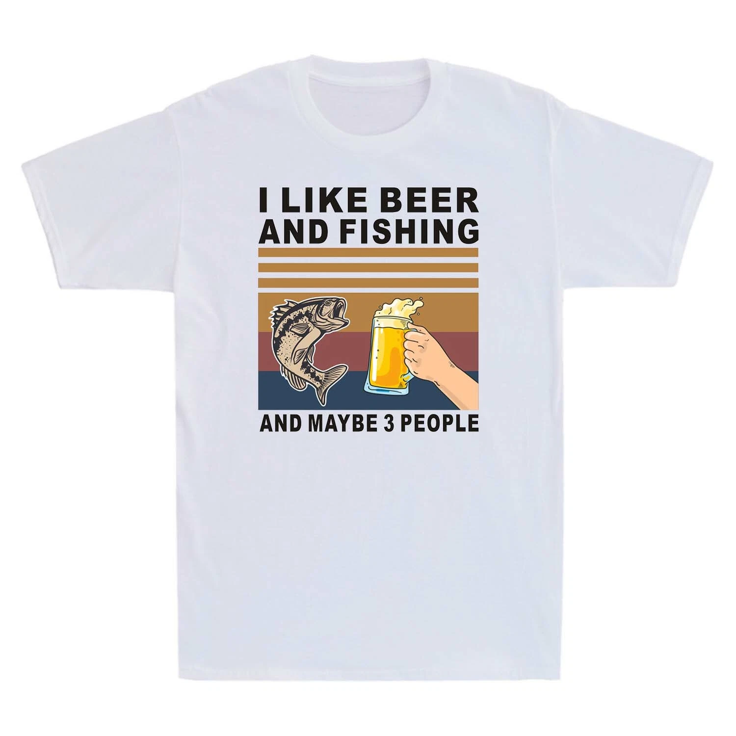 Funny I Like Beer and Fishing and Maybe 3 People Fisherman Beer Lover T-Shirt
Opens in a new window 
