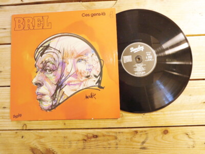 JACQUES BREL CES GENS LA LP 33T VINYL EX COVER EX ORIGINAL 1982
