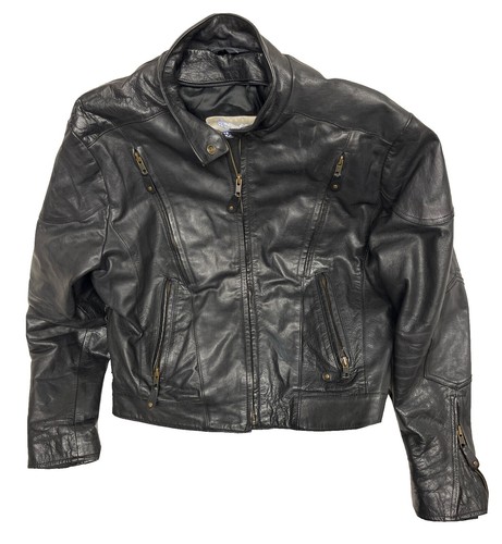 EXCELLED COLLECTION BLACK LEATHER LONG JACKET COAT WOMENS XL