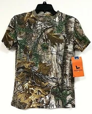 NEW Field & Stream Youth Short Sleeve Tee Shirt, Realtree Xtra, Size M
