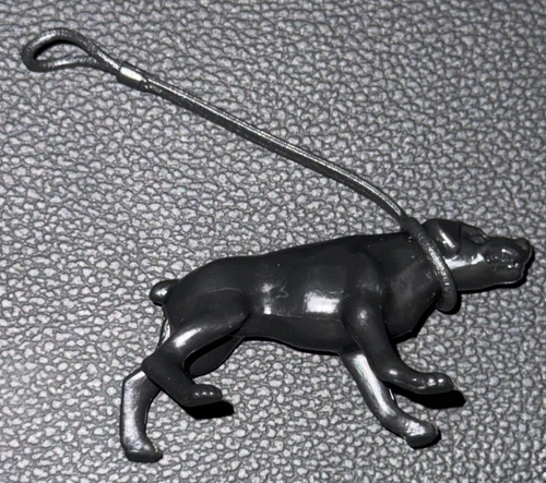 Vintage 1980s GI Joe ARAH 1984 Mutt Junkyard Dog and leash Black Accessory