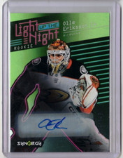OLLE ERIKSSON EK 23/24 Synergy Rookie Autograph Signed Card LN-OE GREEN SP #/149
