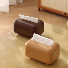 Tissue Box Cover Modern Napkin Paper Case for Restaurant Bathroom Restroom