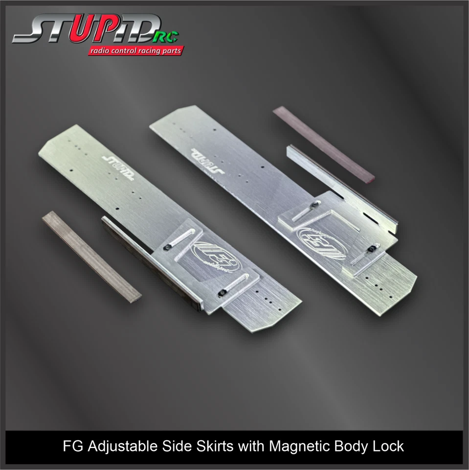 FG Modellsport Side Skirts with Magnetic Body Lock - StupidRC - Image 3 of 4