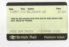 Bellingham London S01 - APTIS platform ticket, replaced by Bellingham S01